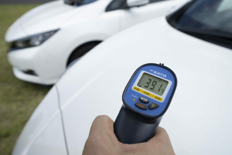 Nissan teste une peinture rafraîchissante